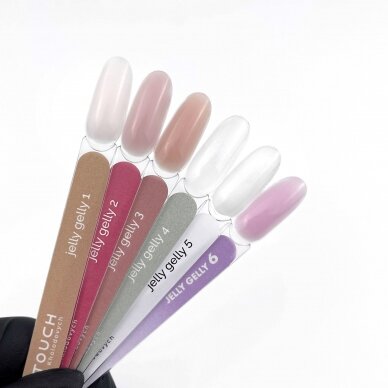 TOUCH NAILS hardest gel for long-term nail extensions JELLY GELLY No. 01, 15 ml 1