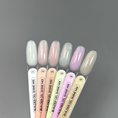 TOUCH NAILS База под маникюр для стойкого маникюра SHINE MIX BUILDER GEL 05, 15 мл 1 TOUCH NAILS База под маникюр для стойкого маникюра SHINE MIX BUILDER GEL 05, 15 мл 1