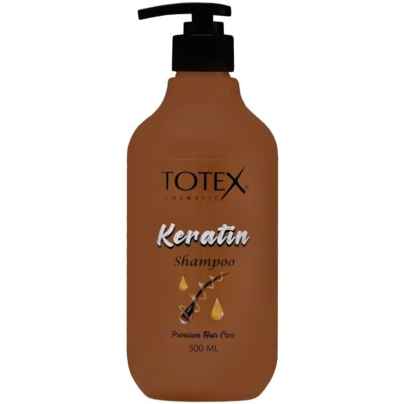TOTEX KERATIN šampūnas su keratinu, 500 ml TOTEX KERATIN šampūnas su keratinu, 500 ml