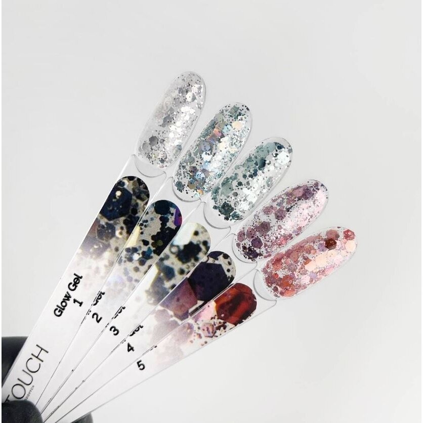TOUCH decorative nail art gel GLOW GEL 2.5 ml 1 TOUCH decorative nail art gel GLOW GEL 2.5 ml 1
