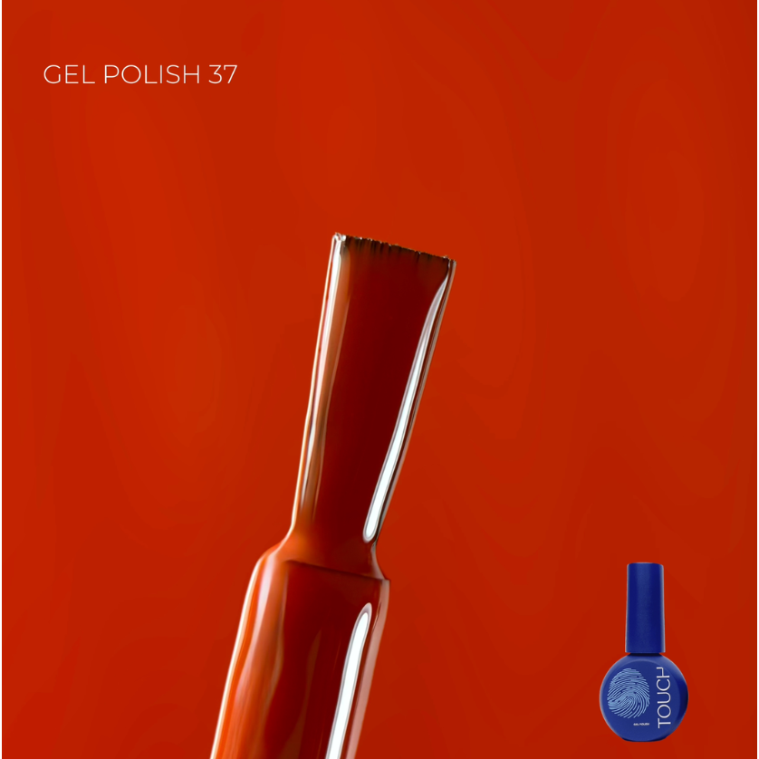 TOUCH NAILS hibridinis nagų lakas ilgalaikiam manikiūrui GEL POLISH 37, 9 ml