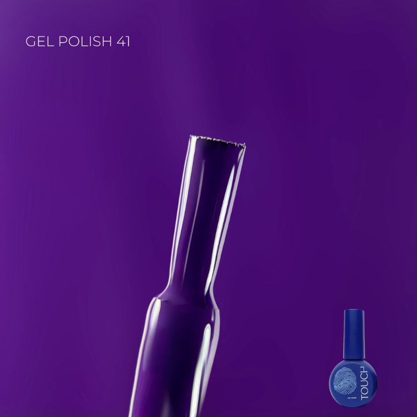 TOUCH NAILS hibridinis nagų lakas ilgalaikiam manikiūrui GEL POLISH 41, 9 ml TOUCH NAILS hibridinis nagų lakas ilgalaikiam manikiūrui GEL POLISH 41, 9 ml