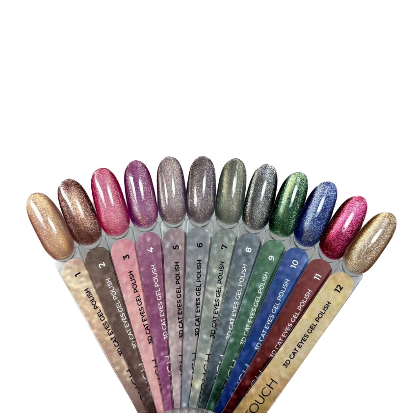TOUCH NAILS nail polish for long-lasting manicure 3D CAT EYES GEL POLISH 06, 9 ml 1 TOUCH NAILS nail polish for long-lasting manicure 3D CAT EYES GEL POLISH 06, 9 ml 1