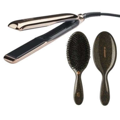 HH SIMONSEN Набор из выпрямителя для волос и расчёски Gloss Brush TRUE DIVINITY MK2 LIMITED EDITION GOLD