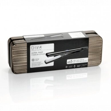 DIVA PRO Выпрямитель для волос с титановыми пластинами ULTRA FAST PLATINUM TITANIUM STYLER