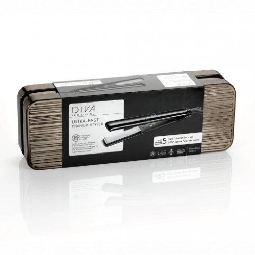 DIVA PRO Выпрямитель для волос с титановыми пластинами ULTRA FAST PLATINUM TITANIUM STYLER
