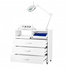 UNIT podological set: trolley + LED lamp + UV sanitizer + PODO nail drill Y-200 MAX