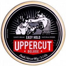 Uppercut Deluxe Easy Hold lengvos fiksacijos plaukų formavimo kremas-vaškas barberiams bei grožio salonams, 90 g.