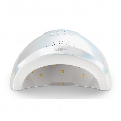 UV/LED manikiūro lempa SUNONE ® su antirefleksiniu nusiimančiu dugnu, 48w 2