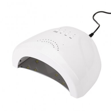 Лампа для маникюра UV/LED LUX1 со съемным антибликовым дном, 48w WHITE 2
