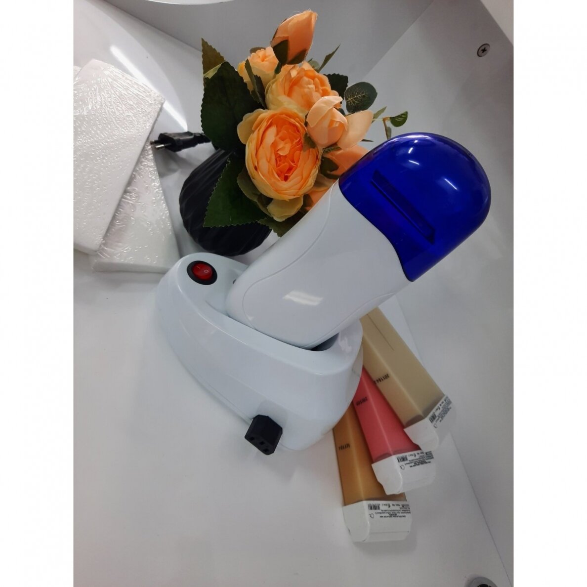 Professional wax cartridge heater IWAX MONO with base 4