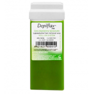 DEPILFLAX profesionalus kasetinis vaškas depiliacijai su alyvuogių ekstraktu, 110 g.