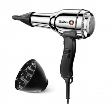 VALERA professional hair dryer for hairdressers and beauty salons STEEL MASTER CHROME IONIC 2100W 1