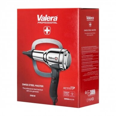 VALERA professional hair dryer for hairdressers and beauty salons STEEL MASTER CHROME IONIC 2100W 3 VALERA professional hair dryer for hairdressers and beauty salons STEEL MASTER CHROME IONIC 2100W 3
