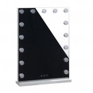 Mirror for beauty salons with LED lighting LED HOLLYWOOD, 43x58 cm.