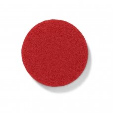 Facial cleansing sponge, red color