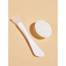 Silicone brush for applying alginate and face masks + face cleaning brush