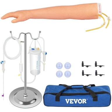 Venipunkcijos mokymo rankos rinkinys VEVOR JMCC-12, 55 cm Venipunkcijos mokymo rankos rinkinys VEVOR JMCC-12, 55 cm