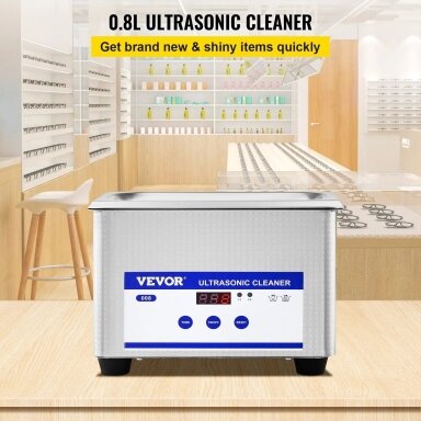 VEVOR ultragarso vonelė 0,8 l su skaitmeniniu laikmačiu