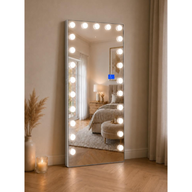Mirror for beauty salons with LED lighting HOLLYWOOD, 175x80 cm 1