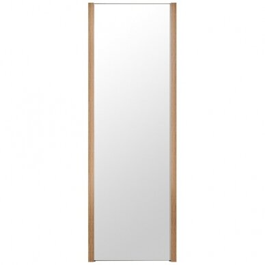 Mirror for beauty salon, brown matte frame 1