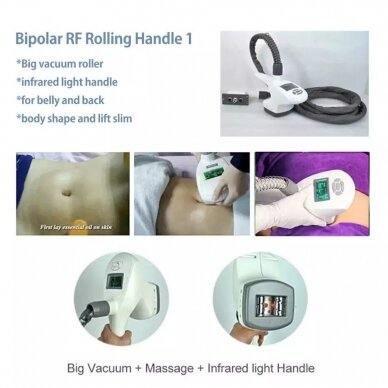 VELASHAPE professional vacuum, IR, cavitation and radio frequency device 4in1 5