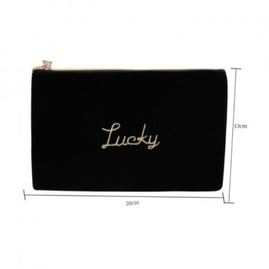 Velor cosmetic bags LUCKY 2