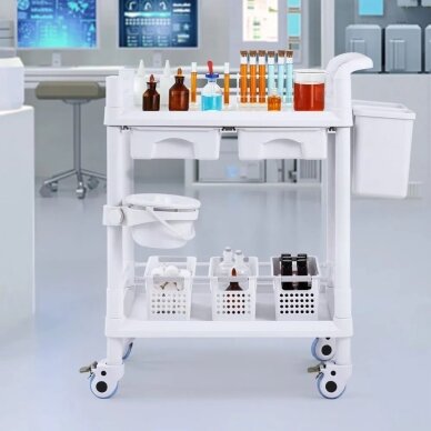 VEVOR procedure trolley with 2 trays and 2 drawers, K-UT103A1 1