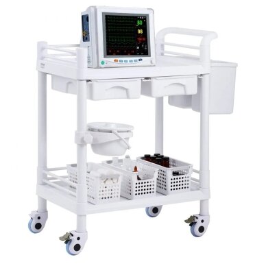 VEVOR procedure trolley with 2 trays and 2 drawers, K-UT103A1