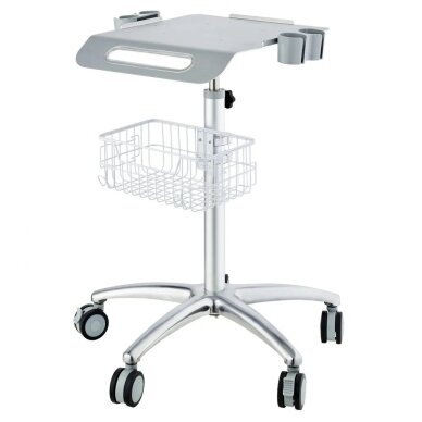 VEVOR height-adjustable procedure trolley with basket, K-SH003 2