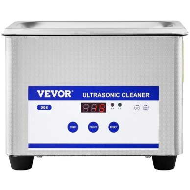 VEVOR ultragarso vonelė 0,8 l su skaitmeniniu laikmačiu 8