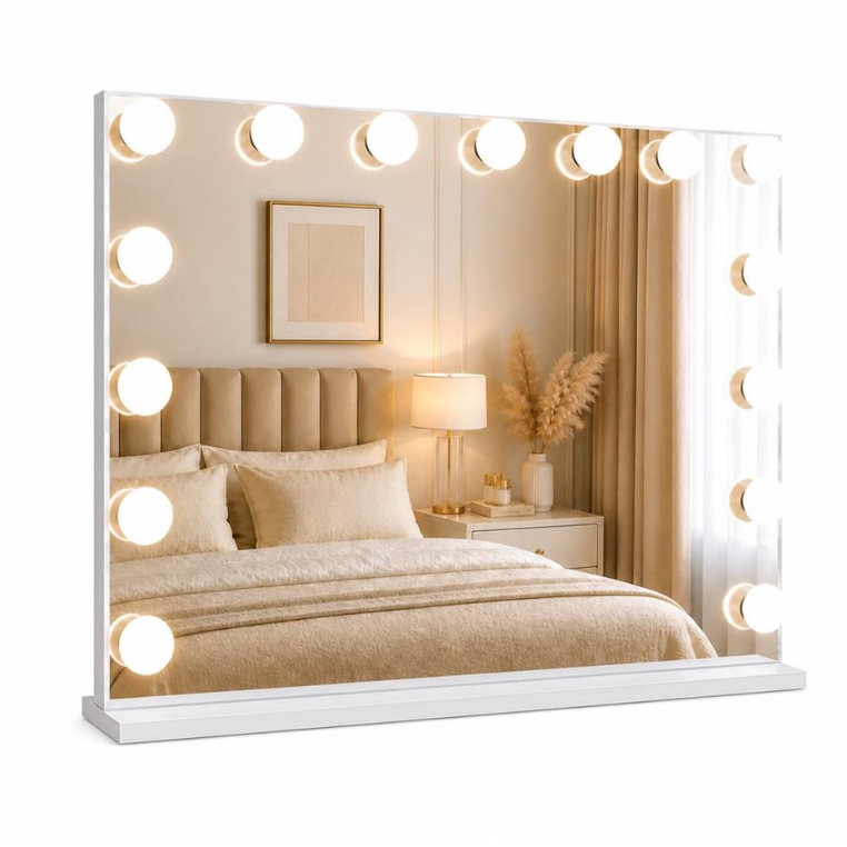 Mirror for beauty salons with LED lighting LED NEW YORK, 120x80 cm