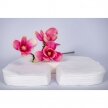 Disposable sheet for facial opening for massage tables made of non-woven material U-shaped VELVET, 100 pcs.