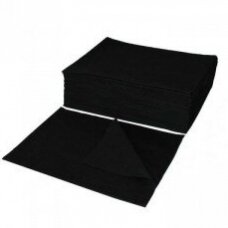 Disposable non - woven towels 70*40 cm, 100 pcs. BASIC BLACK