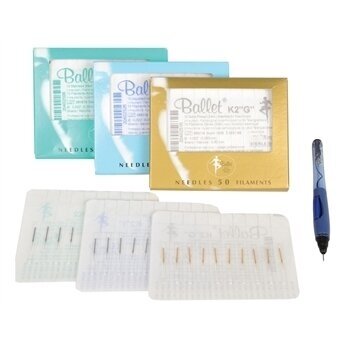 Disposable needles for electroepilation BALLET GOLD, 50 pcs. 1 Disposable needles for electroepilation BALLET GOLD, 50 pcs. 1