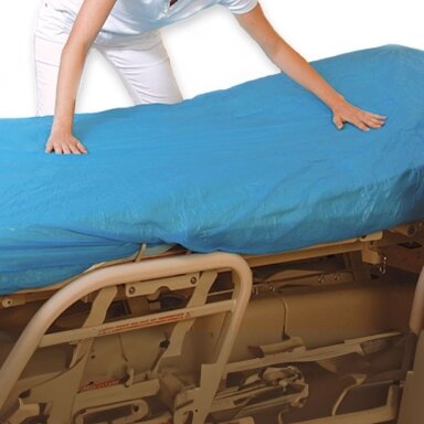 Disposable waterproof cover with rubber, for cosmetology bed 210*90*20 cm (10 pcs.) Disposable waterproof cover with rubber, for cosmetology bed 210*90*20 cm (10 pcs.)