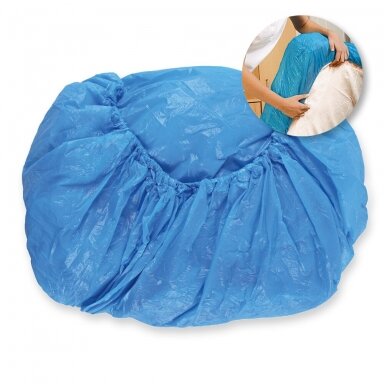 Disposable waterproof cover with rubber, for cosmetology bed 210*90*20 cm (10 pcs.) Disposable waterproof cover with rubber, for cosmetology bed 210*90*20 cm (10 pcs.)