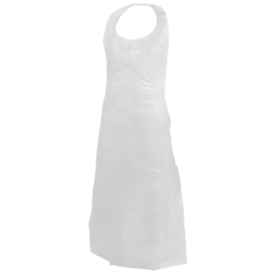 Одноразовые парикмахерские фартуки для окрашивания 80*125см (100 шт.) APRON WHITE 1