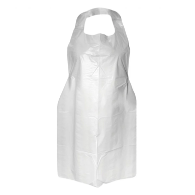 Vienkartinės permatomos prijuostės dažymui , 50 vnt. APRON CLEAR 1