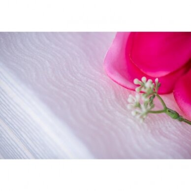 Vienkartiniai neaustiniai rankšluosčiai NONWOVEN WAVE MIDI VELVET 70*40 cm, 50 vnt. 1
