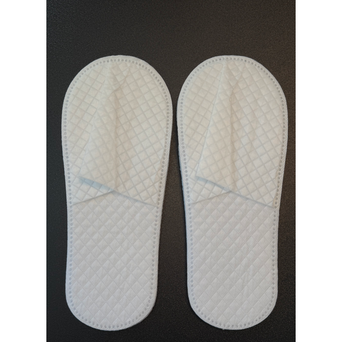 Disposable paper hotel and spa slippers, 1 pair 1 Disposable paper hotel and spa slippers, 1 pair 1