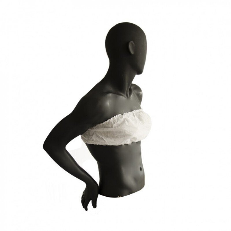 Disposable female treatment bras, 10 pcs. WHITE Disposable female treatment bras, 10 pcs. WHITE