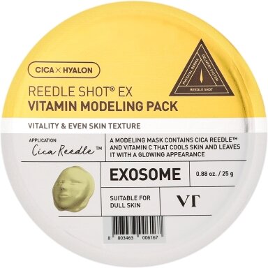 VT COSMETICS REEDLE SHOT EX VITAMIN MODELING PACK brightening alginate face mask with vitamin C and niacinamide, 25 g VT COSMETICS REEDLE SHOT EX VITAMIN MODELING PACK brightening alginate face mask with vitamin C and niacinamide, 25 g