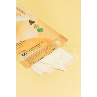 VT COSMETICS VITA-LIGHT REEDLE SHOT 100 2-step hydrogel sheet mask with spicules and vitamin complex, 1 pc. 2
