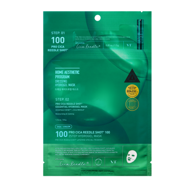 VT COSMETICS PRO CICA REEDLE SHOT 100 2-step mask with spicules and retinol, 1 pc
