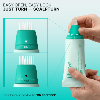 LILYEVE SCALP:TURN CICA PDRN BRUSH AMPOULE MINI anti-dandruff scalp ampoule with PDRN, 30 ml 2 LILYEVE SCALP:TURN CICA PDRN BRUSH AMPOULE MINI anti-dandruff scalp ampoule with PDRN, 30 ml 2