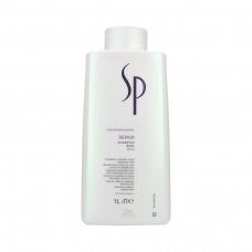 WELLA SP REPAIR atstatomasis šampūnas pažeistiems plaukams, 1000 ml.