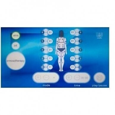 WEELKO HIGHTECH presotherapy + thermotherapy (IR) + electrostimulation device 3 IN 1 2 WEELKO HIGHTECH presotherapy + thermotherapy (IR) + electrostimulation device 3 IN 1 2