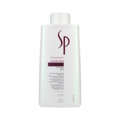 WELLA SP COLOR SAVE Plauku spalvą apsaugantis šampūnas, 1000 ml.
