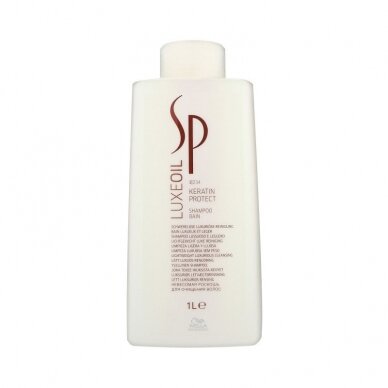 WELLA SP LUXE OIL Keratin Protect защитный шампунь для волос с кератином, 1000 мл.